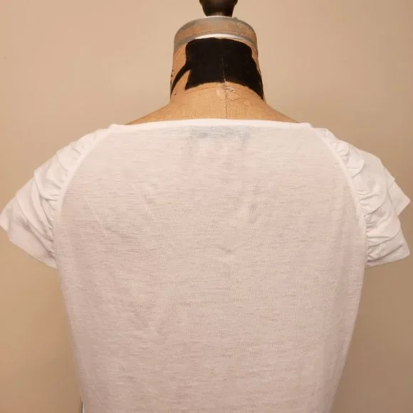 Alice + Olivia White Tee - Picture 5 of 13